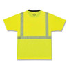 Glowear 8280bk Class 2 Performance T-shirt With Black Bottom, Polyester, Small, Lime Glowear 8280bk Class 2 Performance T-shirt With Black Bottom, Polyester, Small, Lime