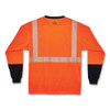 Glowear 8281bk Class 2 Long Sleeve Shirt With Black Bottom, Polyester, Small, Orange Glowear 8281bk Class 2 Long Sleeve Shirt With Black Bottom, Polyester, Small, Orange