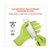 Proflex 7040 Ansi A4 Cr Food Grade Gloves, Lime, Medium, Pair
