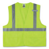 Glowear 8225hl Class 2 Standard Solid Hook And Loop Vest, Polyester, Lime, 2x-large/3x-large