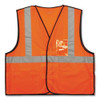Glowear 8216ba Class 2 Breakaway Mesh Id Holder Vest, Polyester, Small/medium, Orange Glowear 8216ba Class 2 Breakaway Mesh Id Holder Vest, Polyester, Small/medium, Orange
