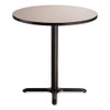 Cafe Table, 36" Diameter X 36h, Round Top/x-base, Gray Nebula Top, Black Base Cafe Table, 36" Diameter X 36h, Round Top/x-base, Gray Nebula Top, Black Base