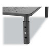 Adjustable Rectangular Monitor Stand, 14" X 9" X 3.25" To 5.25", Black, Supports 44 Lbs Adjustable Rectangular Monitor Stand, 14" X 9" X 3.25" To 5.25", Black, Supports 44 Lbs