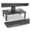 Adjustable Rectangular Monitor Stand, 14" X 9" X 3.25" To 5.25", Black, Supports 44 Lbs Adjustable Rectangular Monitor Stand, 14" X 9" X 3.25" To 5.25", Black, Supports 44 Lbs