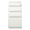 Full-width Pull 20 Deep Mobile Pedestal File, 3-drawer: Box/box/file, Letter, White, 15 X 19.88 X 27.75 Full-width Pull 20 Deep Mobile Pedestal File, 3-drawer: Box/box/file, Letter, White, 15 X 19.88 X 27.75