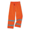 Glowear 8915 Class E Hi-vis Rain Pants, X-large, Orange