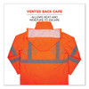 Glowear 8366 Class 3 Lightweight Hi-vis Rain Jacket, Polyester, Medium, Orange Glowear 8366 Class 3 Lightweight Hi-vis Rain Jacket, Polyester, Medium, Orange