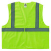 Glowear 8205hl-eco Class 2 Recycled Hi-vis Vest, Mesh, Polyester, Large/x-large, Lime