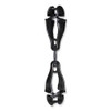 Squids 3420 Dual Clip Swivel Glove Clip Holder, 1 X 0.6 X 5.5, Acetal Copolymer, Black Squids 3420 Dual Clip Swivel Glove Clip Holder, 1 X 0.6 X 5.5, Acetal Copolymer, Black