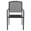 Interion Mesh Cafe Table And Chair Sets, Round, 36" Dia X 29"h, Black Top, Black Base/legs Interion Mesh Cafe Table And Chair Sets, Round, 36" Dia X 29"h, Black Top, Black Base/legs