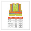 Glowear 8245psv Class 2 Public Safety Vest, Polyester, Large/x-large, Lime