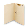 Manila End Tab Fastener Folders With Reinforced Tabs, 11-pt Stock, 1 Fastener, Legal Size, Manila Exterior, 50/box