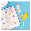 Ultra Tabs Repositionable Mini Tabs, 1/5-cut Tabs, Assorted Neon, 1" Wide, 40/pack