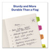 Ultra Tabs Repositionable Mini Tabs, 1/5-cut Tabs, Assorted Neon, 1" Wide, 40/pack