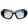 Skullerz Loki Anti-scratch/anti-fog Convertible Safety Spoggles W/ Strap, Black Nylon Impact Frame, Indoor/outdoor Poly Lens