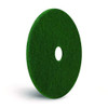 Scrubbing Pads, 16" Diameter, Green, 5/carton