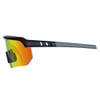 Skullerz Aegir Safety Glasses With Mirrored Lenses, Matte Black Nylon Impact Frame, Orange Mirror Polycarbonate Lens Skullerz Aegir Safety Glasses With Mirrored Lenses, Matte Black Nylon Impact Frame, Orange Mirror Polycarbonate Lens