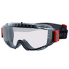 Skullerz Modi Otg Anti-scratch And Enhanced Anti-fog Safety Goggles With Elastic Strap, Clear Lens