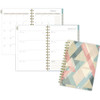 Triad Weekly/monthly Planner, Geometric Artwork, 8.5 X 6.38, Multicolor Cover, 12-month (jan To Dec): 2025