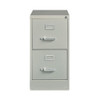 Two-drawer Economy Vertical File, Letter-size File Drawers, 15" X 22" X 28.37", Light Gray