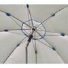 Shax 6100 Lightweight Work Umbrella, 90" Span, 92" Long, Blue Canopy