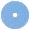 Hi-performance Burnish Pad 3050, 20" Diameter, Sky Blue, 5/carton