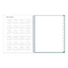 Amitza Weekly/monthly Planner, Abstract Artwork, 11 X 8.5, Blue/gray/white Cover, 12-month (jan To Dec): 2025