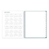 Amitza Weekly/monthly Planner, Abstract Artwork, 11 X 8.5, Blue/gray/white Cover, 12-month (jan To Dec): 2025