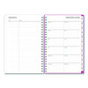 Bca Orchid Weekly/monthly Planner, Orchids Artwork, 8 X 5, White/pink Cover, 12-month (jan To Dec): 2025