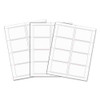 Laser Printer Name Badges, 3 3/8 X 2 1/3, White, 200/box Laser Printer Name Badges, 3 3/8 X 2 1/3, White, 200/box