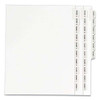 Preprinted Legal Exhibit Side Tab Index Dividers, Avery Style, 26-tab, Exhibit A - Exhibit Z, 11 X 8.5, White, 1 Set, (1370) Preprinted Legal Exhibit Side Tab Index Dividers, Avery Style, 26-tab, Exhibit A - Exhibit Z, 11 X 8.5, White, 1 Set, (1370)