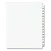 Preprinted Legal Exhibit Side Tab Index Dividers, Avery Style, 25-tab, 151 To 175, 11 X 8.5, White, 1 Set, (1336)