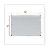 Porcelain Magnetic Dry Erase Board, 72 X 48, White
