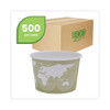 World Art Renewable And Compostable Food Container, 16 Oz, 4.05" Diameter X 3"h, Seafoam, 25/pack, 20 Packs/carton World Art Renewable And Compostable Food Container, 16 Oz, 4.05" Diameter X 3"h, Seafoam, 25/pack, 20 Packs/carton