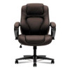 Hvl402 Series Executive High-back Chair, Supports Up To 250 Lb, 17" To 21" Seat Height, Brown Seat/back, Black Base Hvl402 Series Executive High-back Chair, Supports Up To 250 Lb, 17" To 21" Seat Height, Brown Seat/back, Black Base