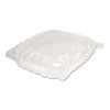 Clearseal Hinged-lid Plastic Containers, 8.31 X 8.31 X 2, Clear, 125/bag, 2 Bags/carton