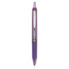 Precise V7rt Roller Ball Pen, Retractable, Fine 0.7 Mm, Purple Ink, Purple Barrel