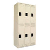 Double Tier Locker, Triple Stack, 36w X 18d X 72h, Sand