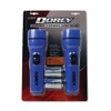 Led Flashlight Pack, 1 D Battery (included), Blue, 2/pack Led Flashlight Pack, 1 D Battery (included), Blue, 2/pack