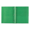 Two-pocket Folder, Prong Fastener, 0.5" Capacity, 11 X 8.5, Green, 25/box