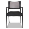 Alera Eikon Series Stacking Mesh Guest Chair, Supports Up To 275 Lb, Black, 2/carton Alera Eikon Series Stacking Mesh Guest Chair, Supports Up To 275 Lb, Black, 2/carton