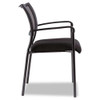 Alera Eikon Series Stacking Mesh Guest Chair, Supports Up To 275 Lb, Black, 2/carton Alera Eikon Series Stacking Mesh Guest Chair, Supports Up To 275 Lb, Black, 2/carton