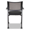 Alera Eikon Series Stacking Mesh Guest Chair, Supports Up To 275 Lb, Black, 2/carton Alera Eikon Series Stacking Mesh Guest Chair, Supports Up To 275 Lb, Black, 2/carton