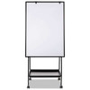 Creation Station Dry Erase Board, 29 1/2 X 74 7/8, Black Frame