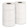Jumbo Jr. Bath Tissue Roll, Septic Safe, 2-ply, White, 1000 Ft, 8 Rolls/carton
