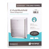 C-fold/multifold Towel Dispenser, 11.38 X 4 X 14.75, Chrome C-fold/multifold Towel Dispenser, 11.38 X 4 X 14.75, Chrome