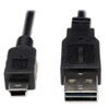 Universal Reversible Usb 2.0 Cable, Reversible A To 5-pin Mini B (m/m), 6 Ft. Universal Reversible Usb 2.0 Cable, Reversible A To 5-pin Mini B (m/m), 6 Ft.