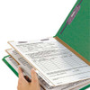 Six-section Pressboard Top Tab Classification Folders With Safeshield Fasteners, 2 Dividers, Letter Size, Green, 10/box Six-section Pressboard Top Tab Classification Folders With Safeshield Fasteners, 2 Dividers, Letter Size, Green, 10/box