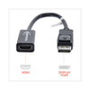 Display Port-hdmi Adapter, Display Port; Hdmi, 0.65 Ft, Black