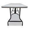 Indestructable Industrial Folding Table, Rectangular Top, 2,000 Lb Capacity, 72 X 30 X 29, Platinum Indestructable Industrial Folding Table, Rectangular Top, 2,000 Lb Capacity, 72 X 30 X 29, Platinum